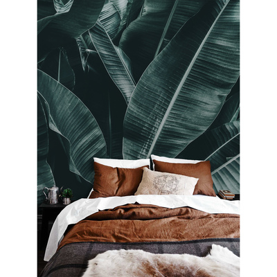 Fotobehang Zalig slapen in de schaduw van een boom