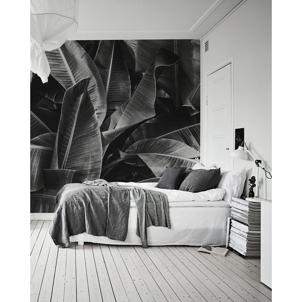 Fotobehang Rusten in de schaduw van gigantische bladeren