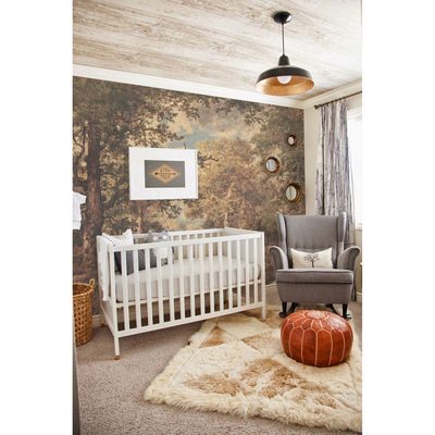 Fotobehang Herfstmorgen in het bos