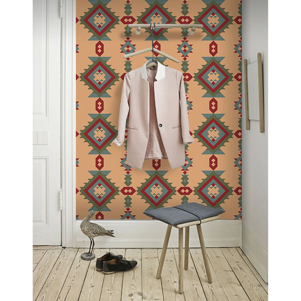 Fotobehang Etnisch accent