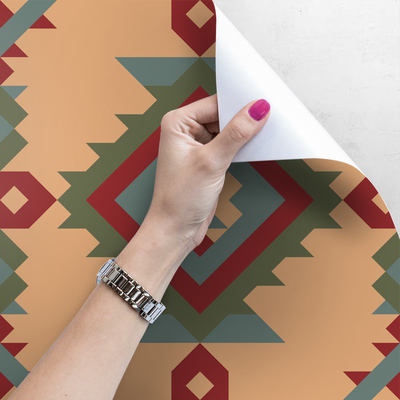 Fotobehang Etnisch accent