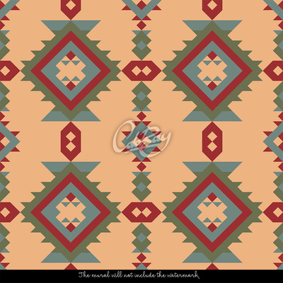 Fotobehang Etnisch accent