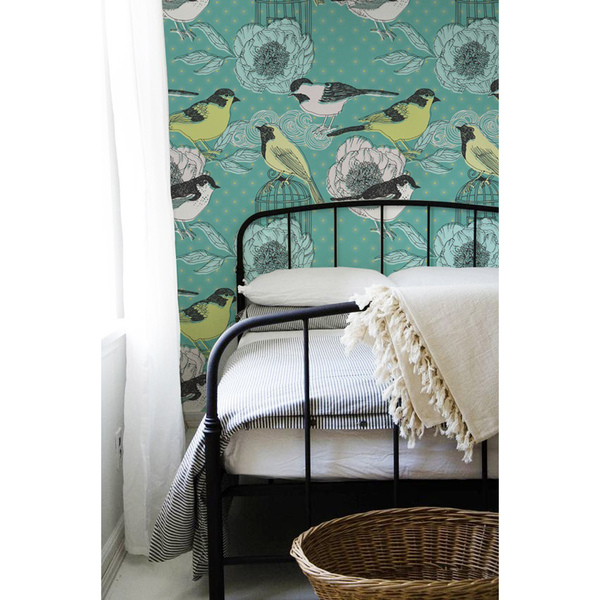 Fotobehang Het verhaal van de vogels die uit de kooi ontsnapten