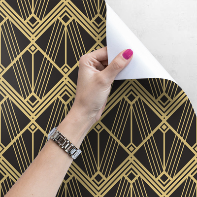 Fotobehang Met een lijn getekend