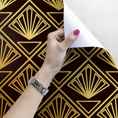 Fotobehang Goudkleurig en immodest