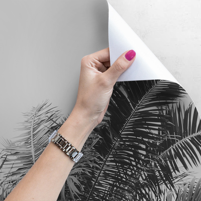 Fotobehang Groeit hier een palmboom?