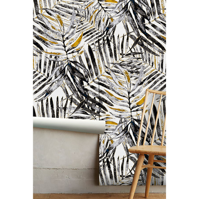 Fotobehang Tropische struik vintage