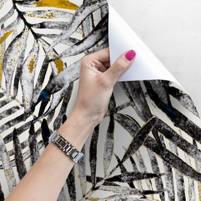 Fotobehang Tropische struik vintage