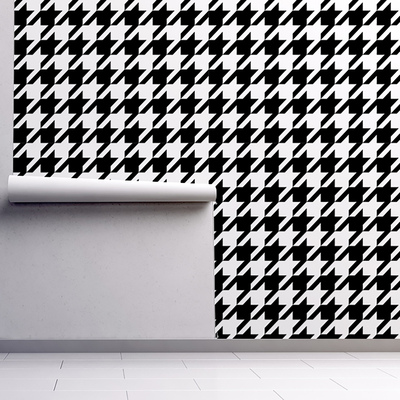 Fotobehang Zwart-wit vlindereffect