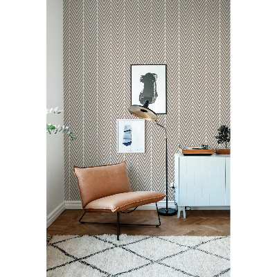 Fotobehang Koffiekleurenpatroon