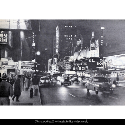 Fotobehang Wie heeft gezegd dat ik niet op Broadway kan leven?