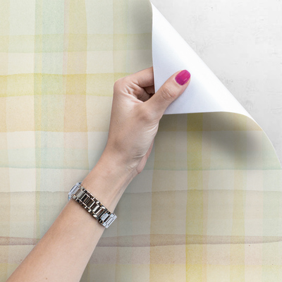 Fotobehang Geblokte muur