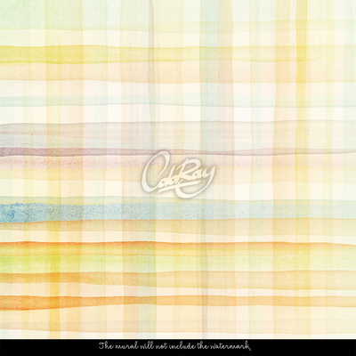 Fotobehang Geblokte muur