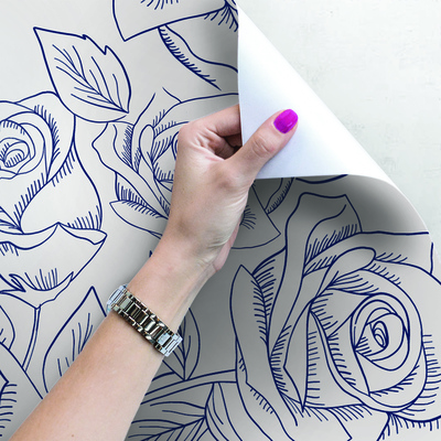 Fotobehang Hemel op aarde of blauwe rozen