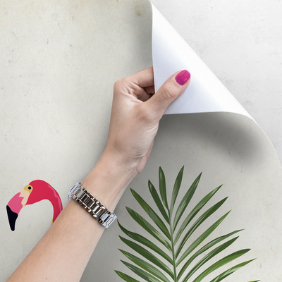 Fotobehang Flamingojagers