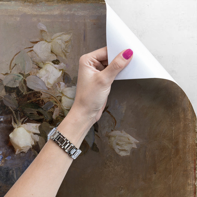 Fotobehang Magische vaas vol rozen