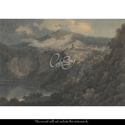 Fotobehang Meer in de bergen