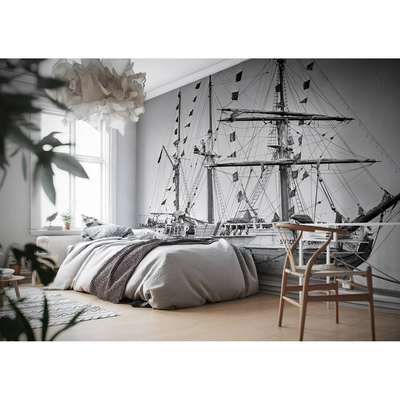 Fotobehang Op een prachtige cruise per boot