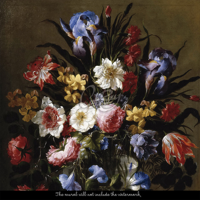 Fotobehang Bloemen uit de tuinbloemperk