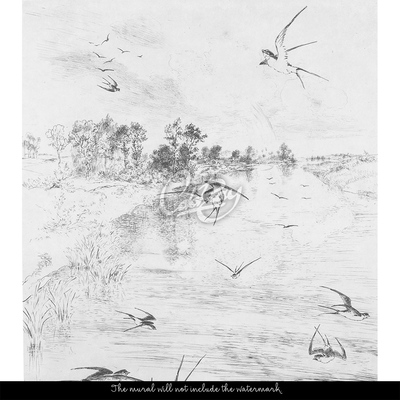 Fotobehang Lentevogels