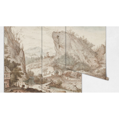 Fotobehang De Alpen zijn plaatjesachtig