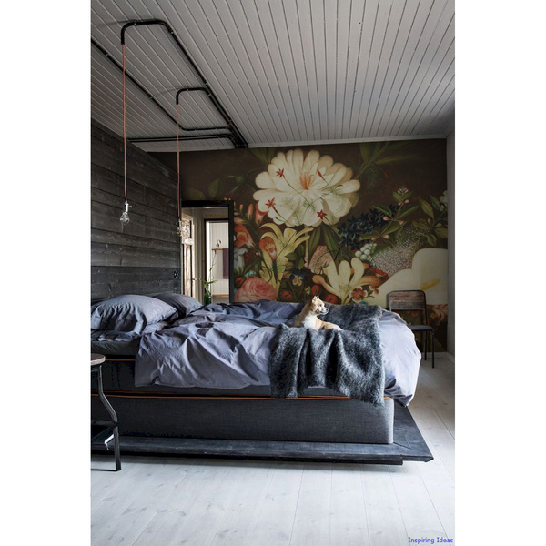 Fotobehang Bloemen rechtstreeks uit oma's tuin