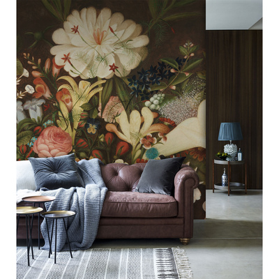 Fotobehang Bloemen rechtstreeks uit oma's tuin