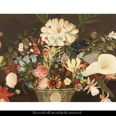 Fotobehang Bloemen rechtstreeks uit oma's tuin