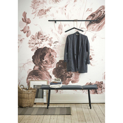 Fotobehang Koninklijke Pioenroos Stijl