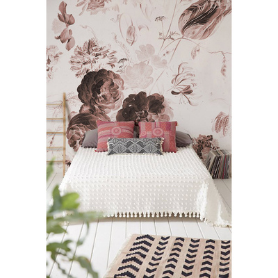 Fotobehang Koninklijke Pioenroos Stijl