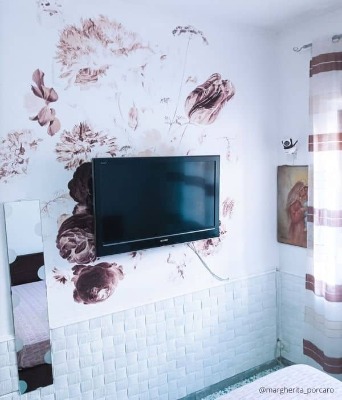 Fotobehang Koninklijke Pioenroos Stijl