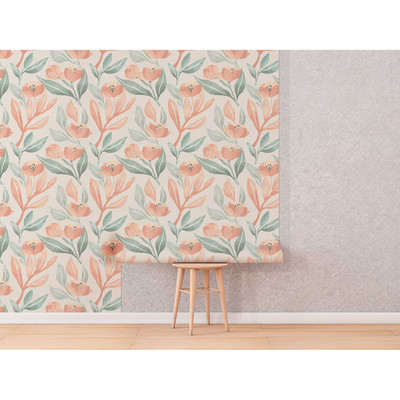 Fotobehang Er ruikt hier iets naar perziken