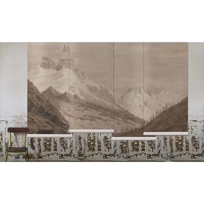 Fotobehang Mysterieuze bergen