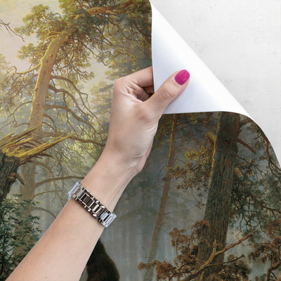 Fotobehang Berenfamilie in het bos