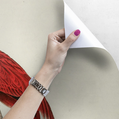 Fotobehang Grappige flamingo