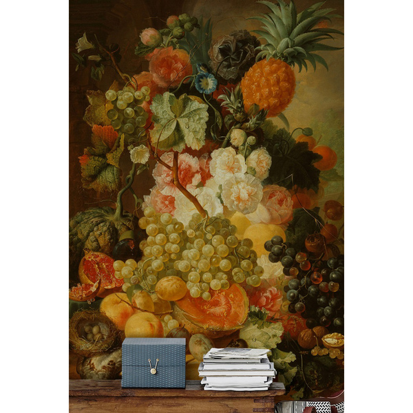 Fotobehang Een rijkdom aan fruit en bloemen