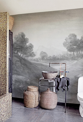 Fotobehang Idyllisch uitzicht