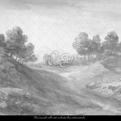 Fotobehang Idyllisch uitzicht