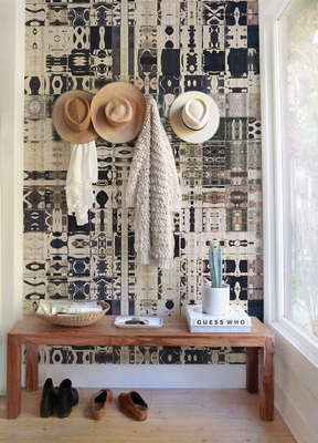 Fotobehang Een spiegelkast