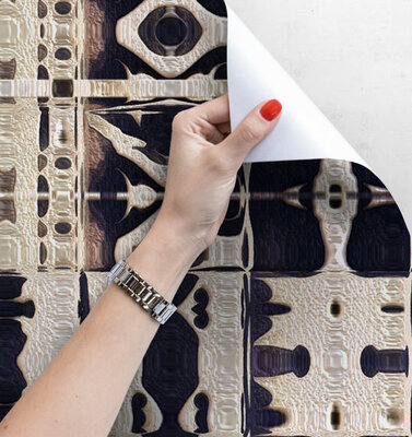 Fotobehang Een spiegelkast