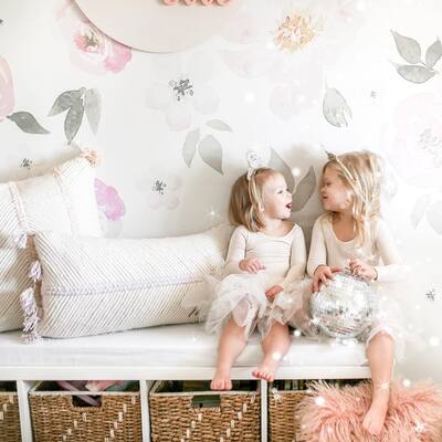 Fotobehang Discrete boterbloemen