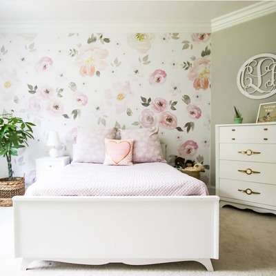 Fotobehang Discrete boterbloemen