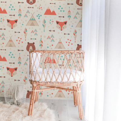 Fotobehang Winnetou's bosvrienden