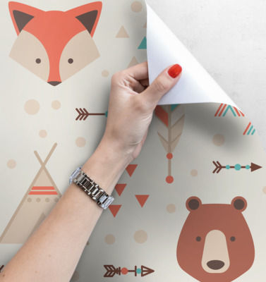 Fotobehang Winnetou's bosvrienden