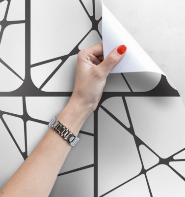 Fotobehang Kras op het glas