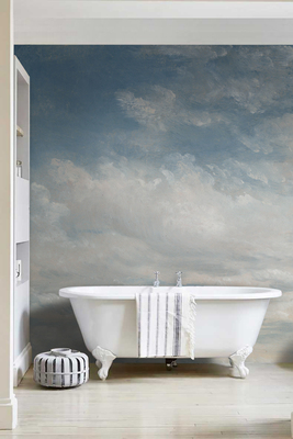 Fotobehang Regen aankondiging