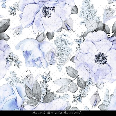 Fotobehang Blauwe rozen