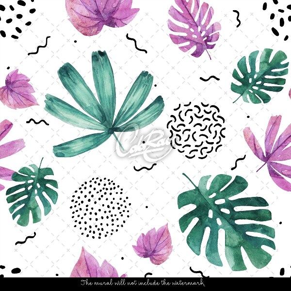 Fotobehang Moderne tropen