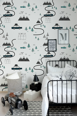 Fotobehang Auto Avontuur