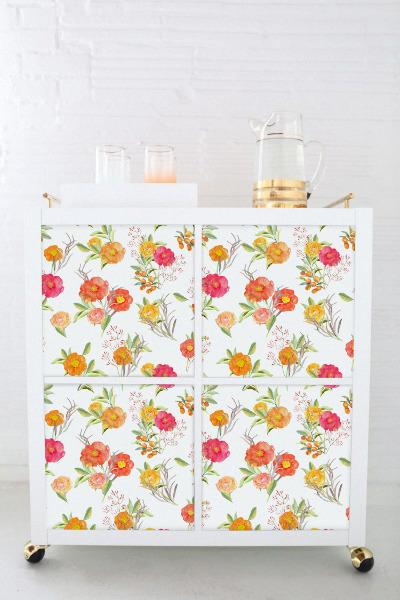 Ikea kallax stickers Charmante wilde bloemen